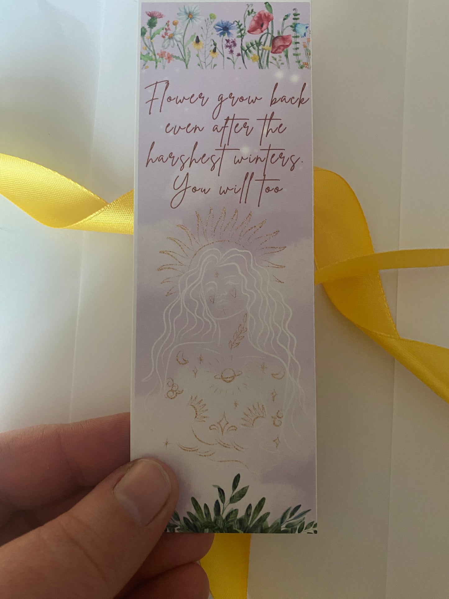 Flowers Grow Back Even After the Harshest of Winters, You Will too bookmark