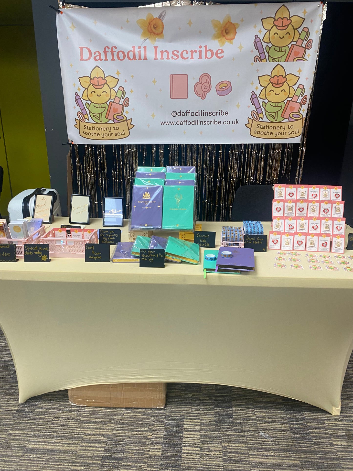 Ny Enamel Pin & Vinyl Sticker Set – Gentle Companion for Your Journaling Journey