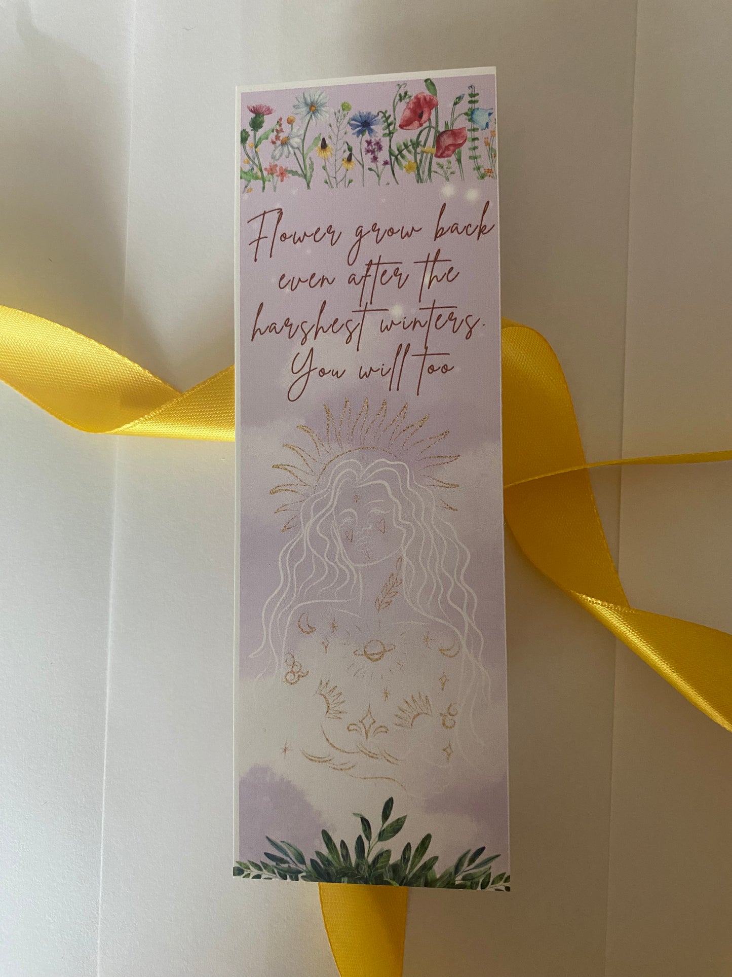 Flowers Grow Back Even After the Harshest of Winters, You Will too bookmark