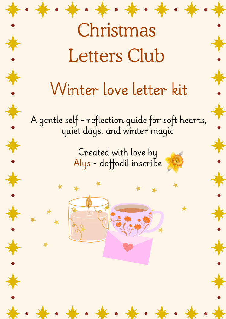 Christmas Letters Club: Winter Love Letter Kit