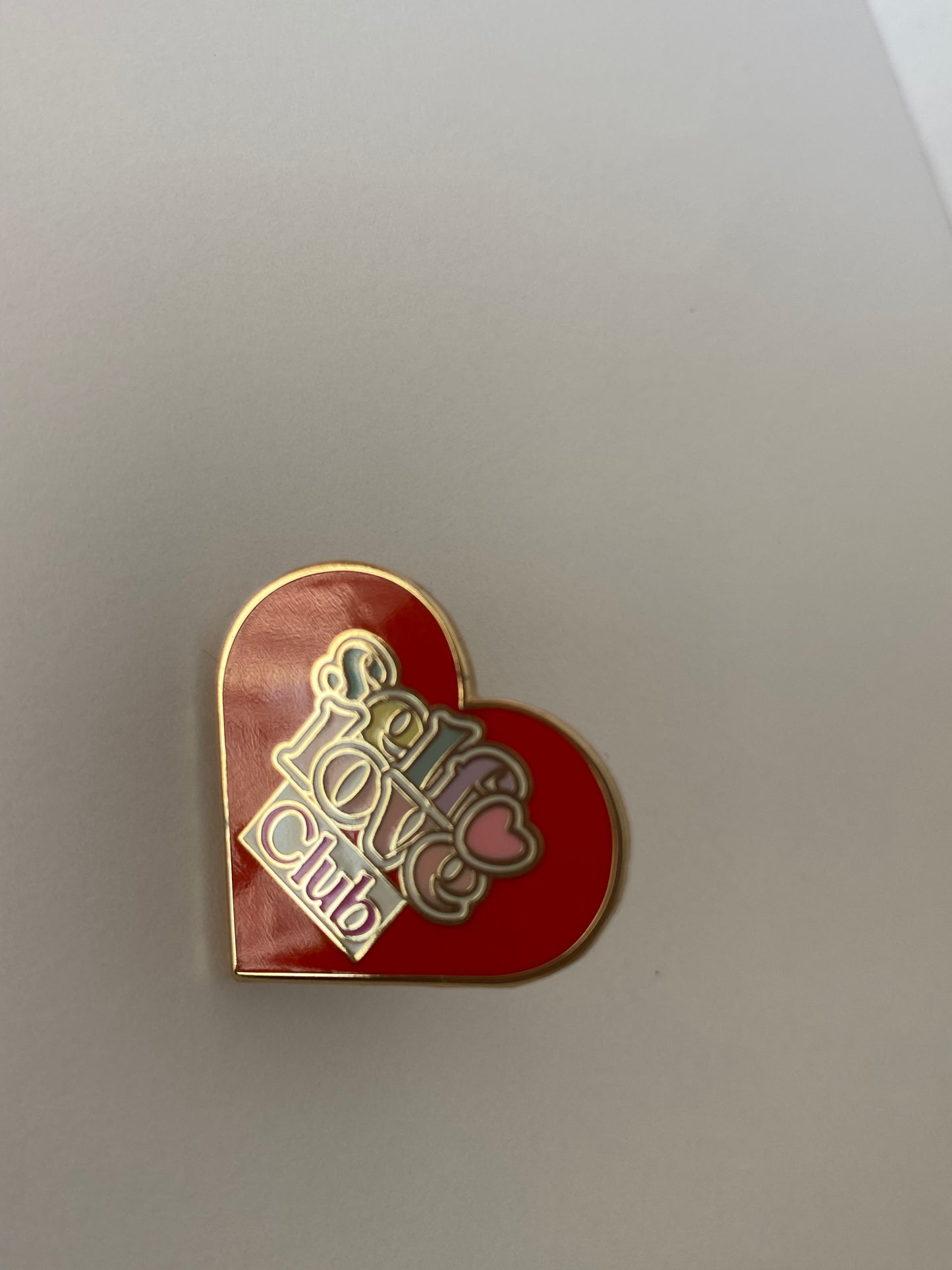 Self love club enamel pin