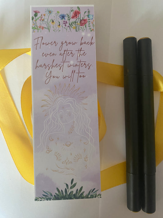 Flowers Grow Back Even After the Harshest of Winters, You Will too bookmark