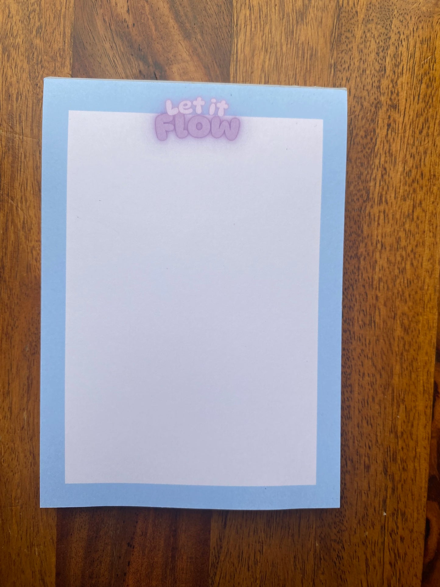 Let It Flow notepad