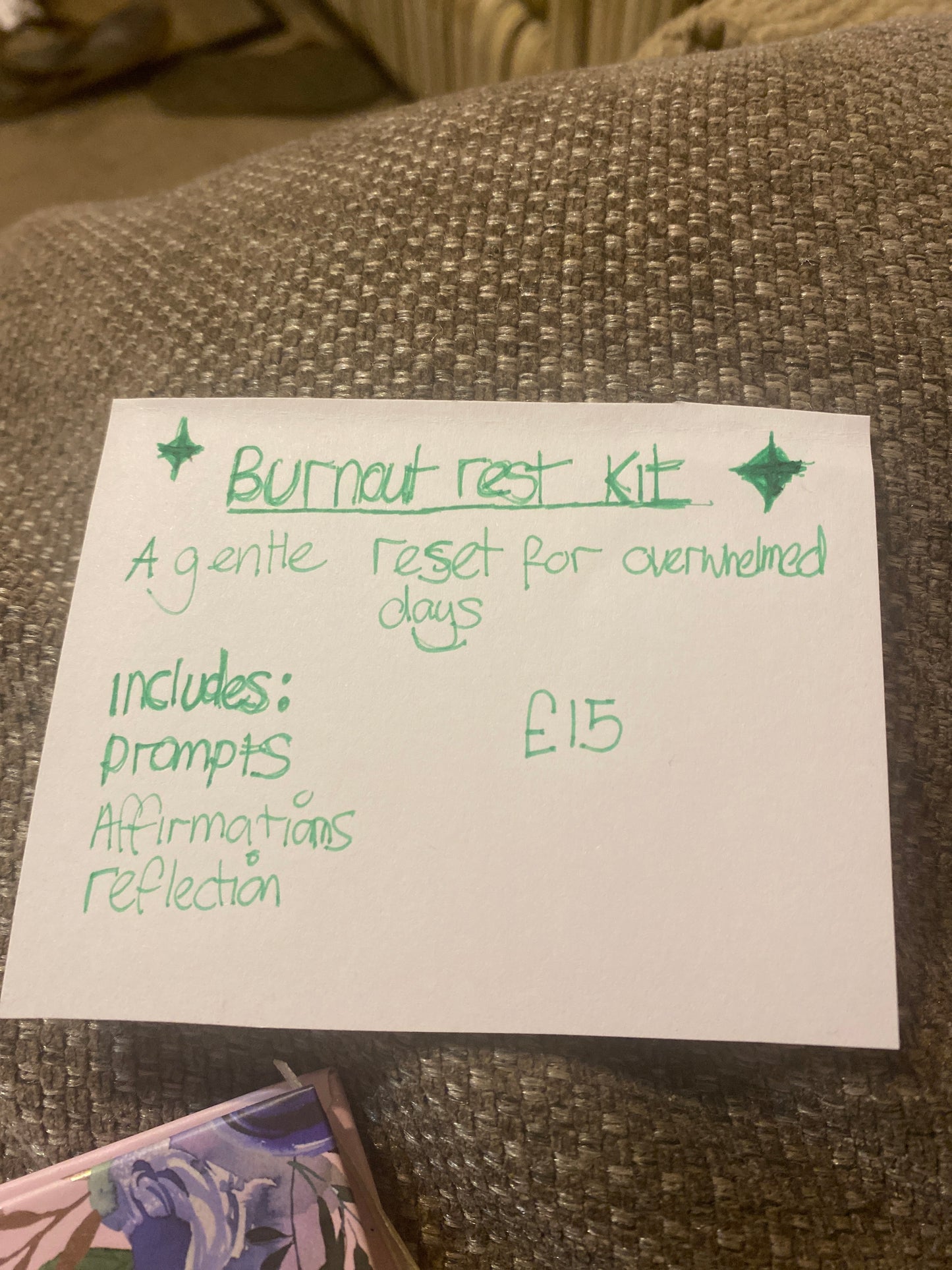 Burnout Reset Kit 🌼
