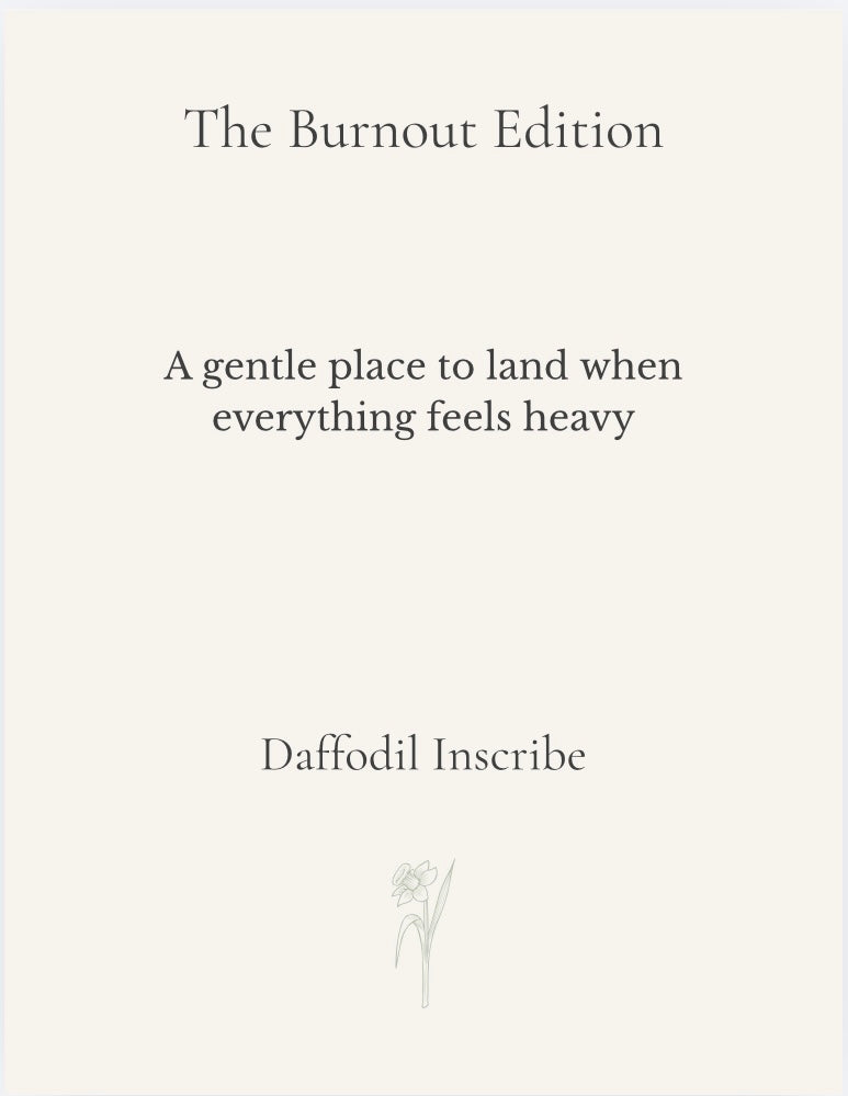The burnout edition PDF journal