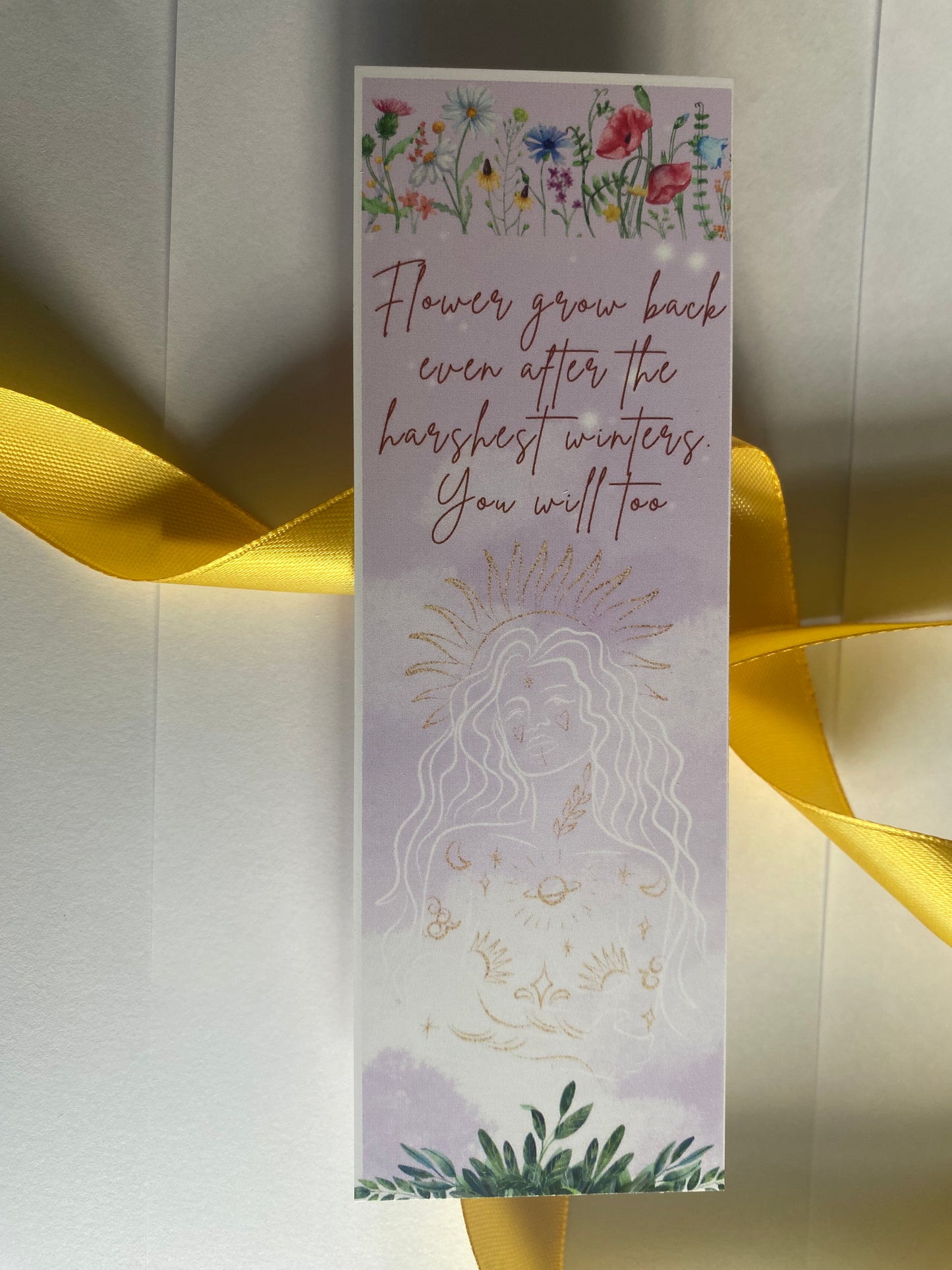 Flowers Grow Back Even After the Harshest of Winters, You Will too bookmark