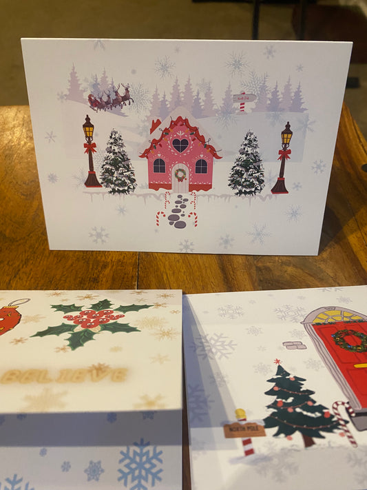 Custom Christmas Card | Modern Christmas Card | Illustrated Card