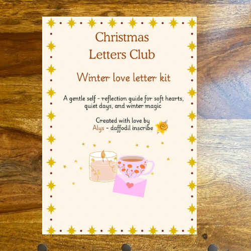 Christmas Letters Club: Winter Love Letter Kit